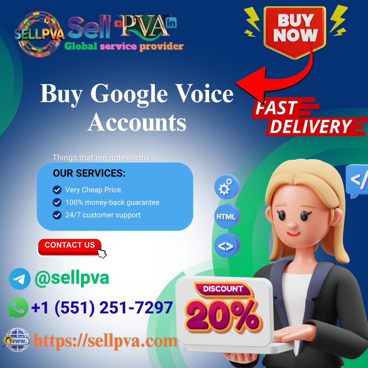 Buy Google Voice Accounts