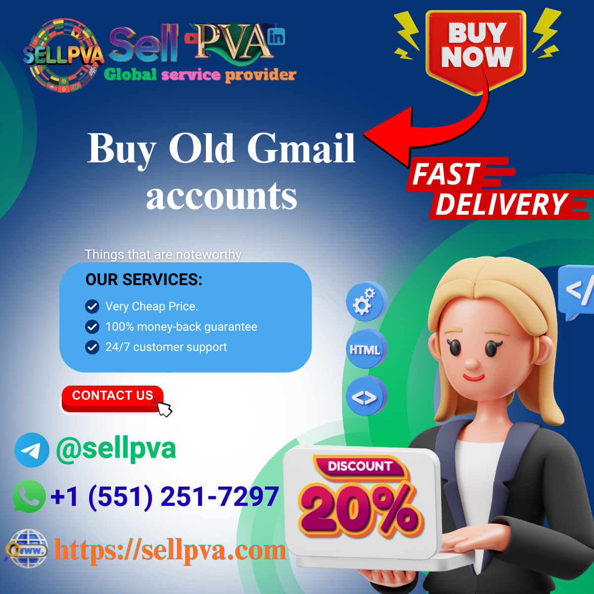 Buy Old Gmail accounts