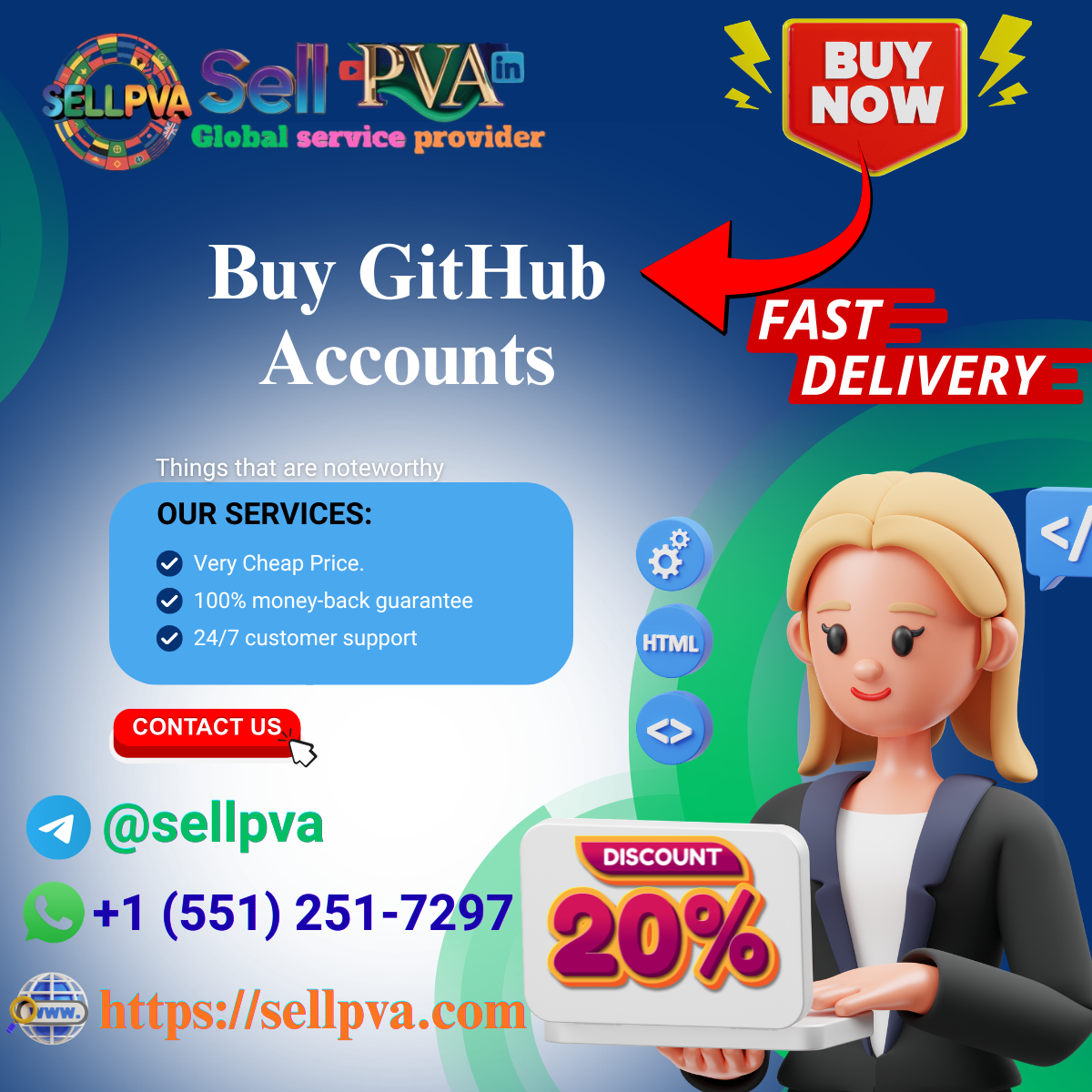 Buy GitHub Accounts